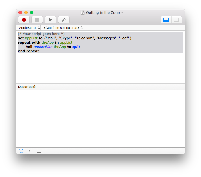 script